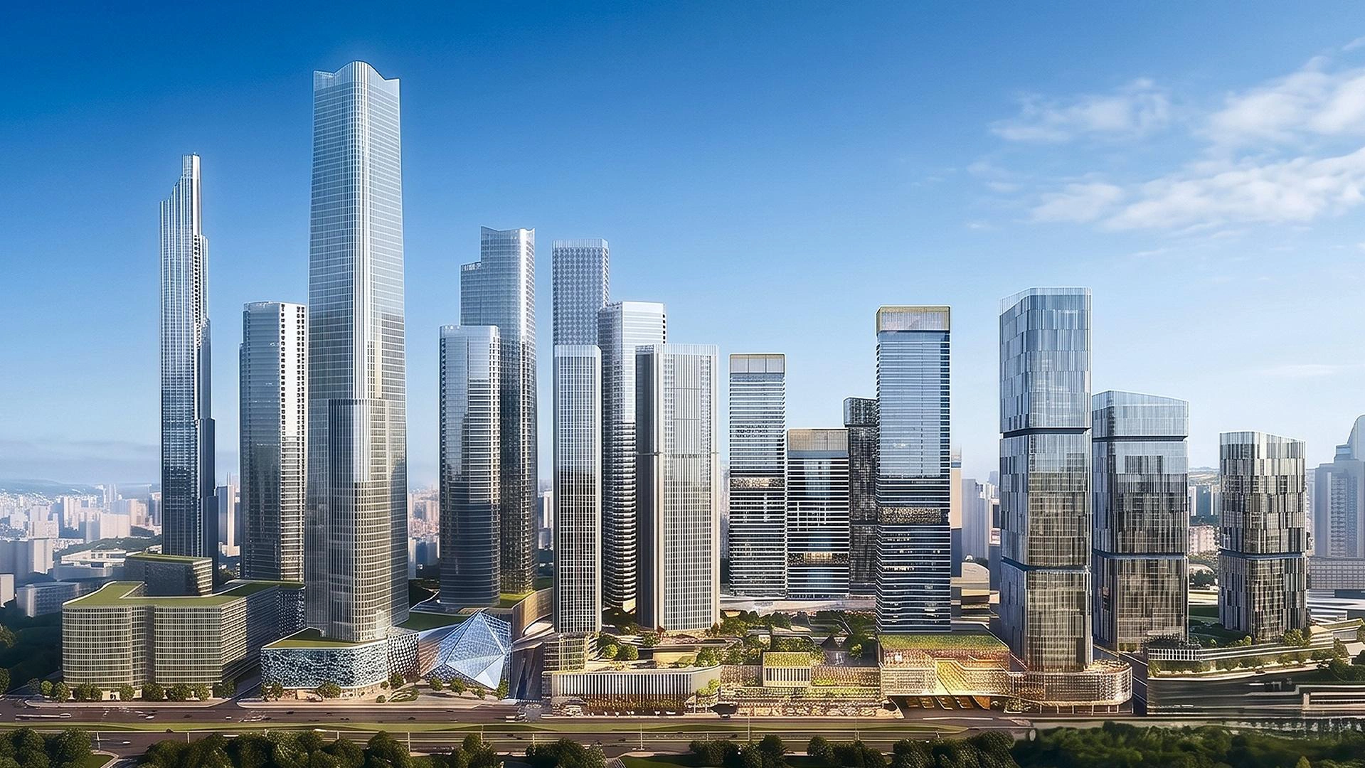 Phối cảnh ý tưởng The Metronas Thủ Thiêm – Khu đô thị phức hợp Ga Thủ Thiêm
